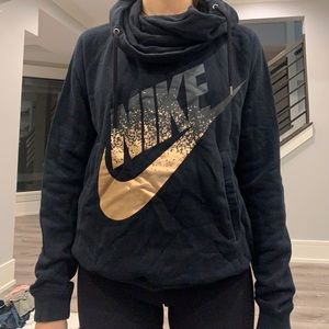 NIKE cowl neck hoodie